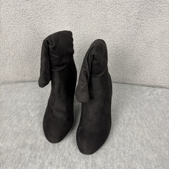 Chinese Laundry Womens Boots Size 9 Black Suedette office event goth - Picture 2 of 16